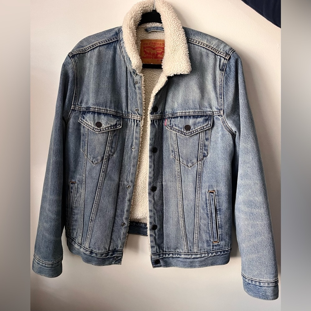 Levis Strauss Serpa lined jean jacket size M